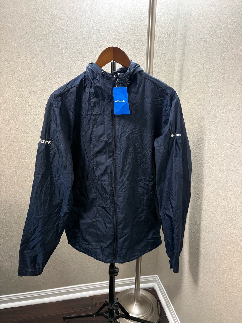 Columbia Men's Dark Navy Lightweight Windbreaker Jacket